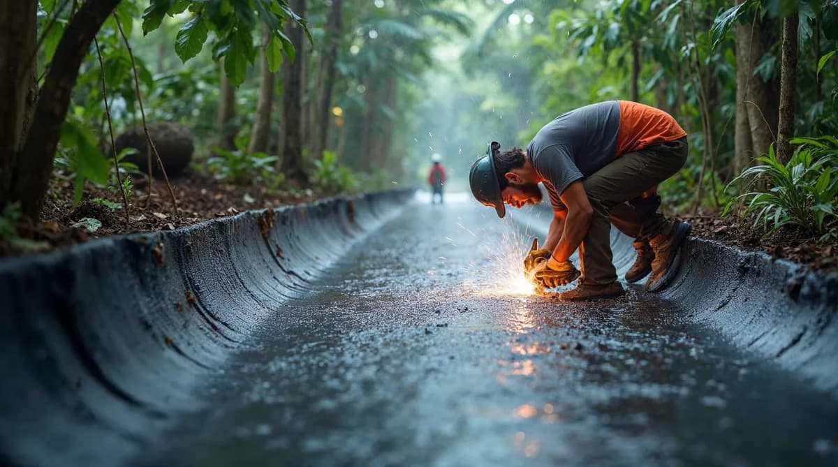 Por Que Obras na Amazônia Exigem Soluções Com Geomembrana?