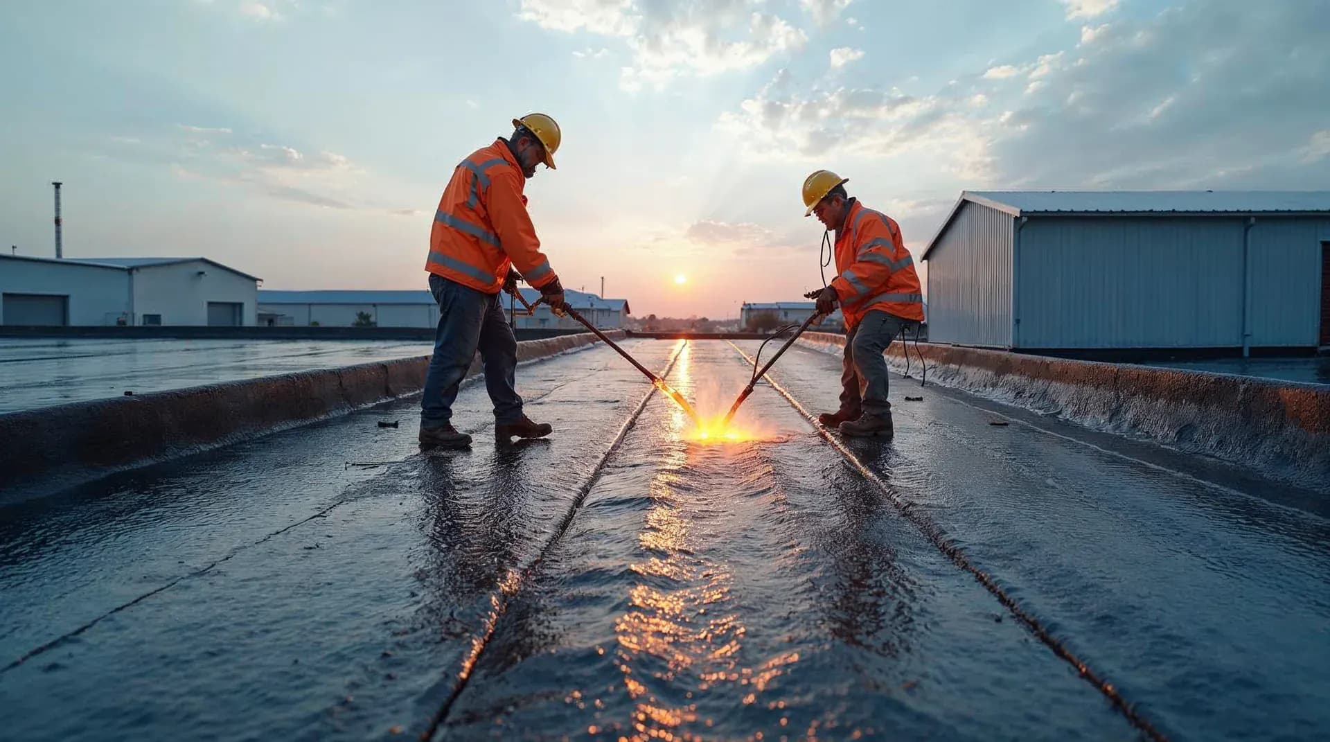 Impermeabilização de Laje Industrial com Manta Asfáltica