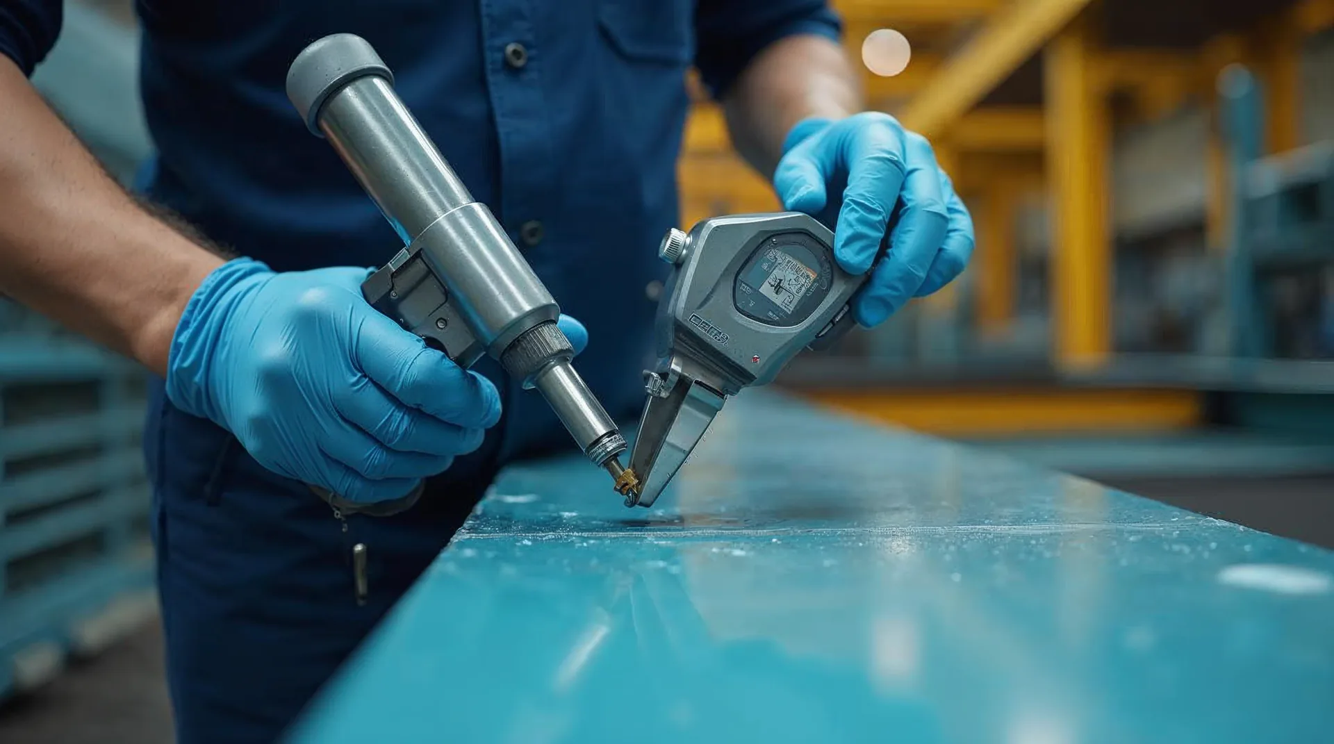 Inspeção de Pintura Industrial: EPS, Pull-Off e Holiday Detector na Prática