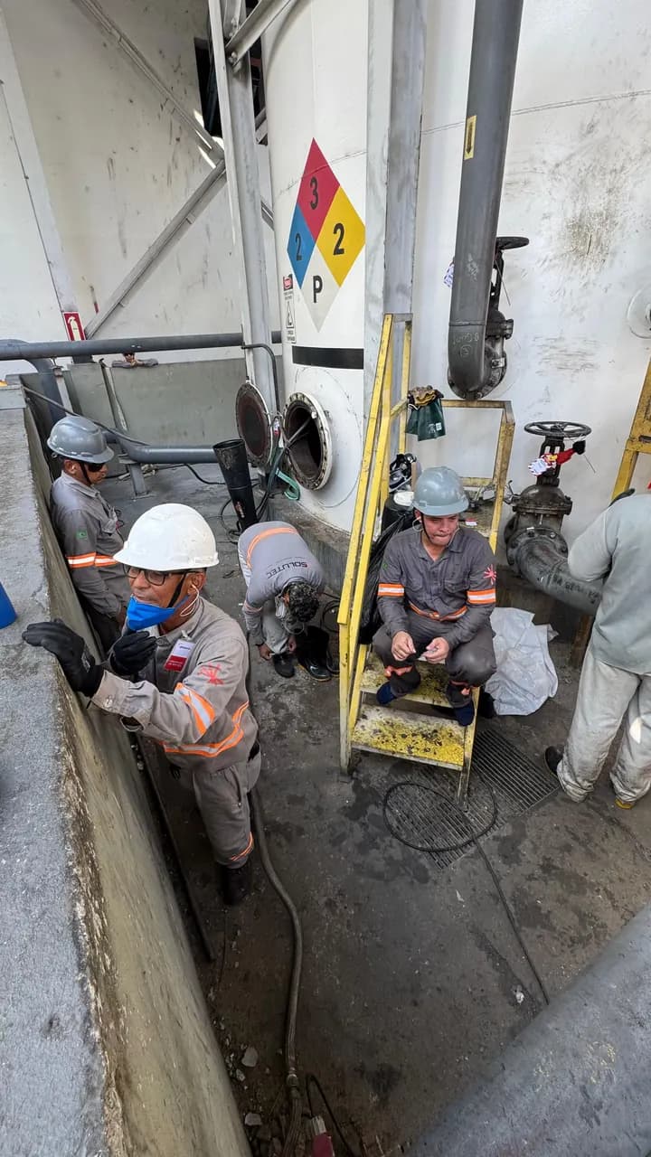 Limpeza Manutenção Tanques Petroquímicos — Solutec AM