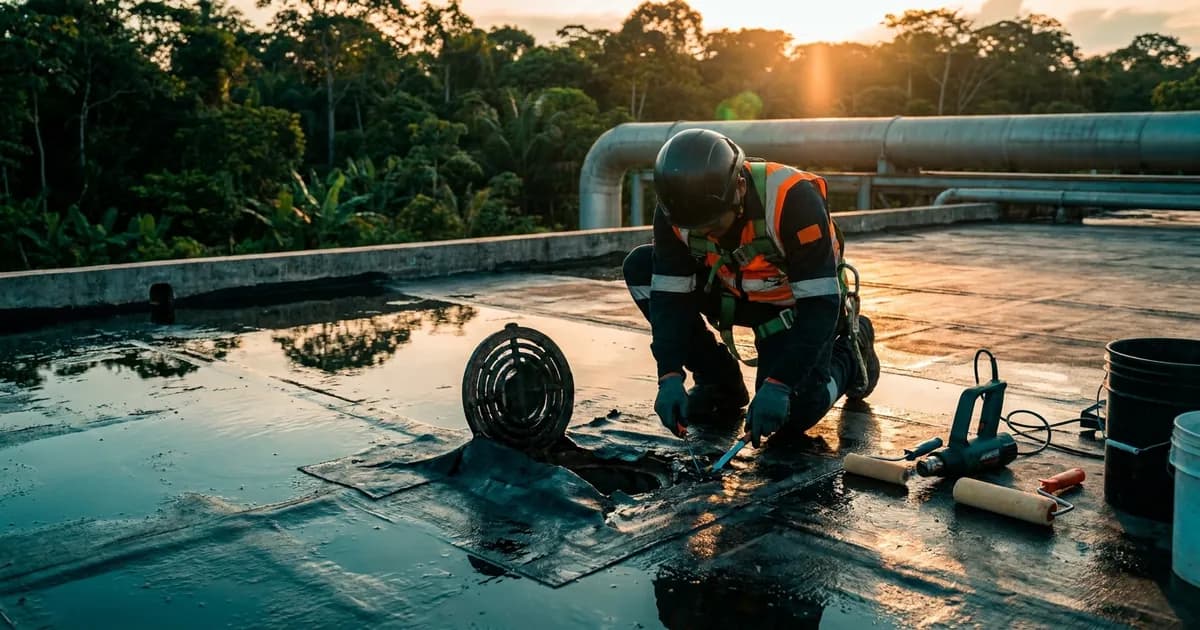 Reparo e Manutenção de Impermeabilização Industrial (Infiltração) — Solutec AM Manaus