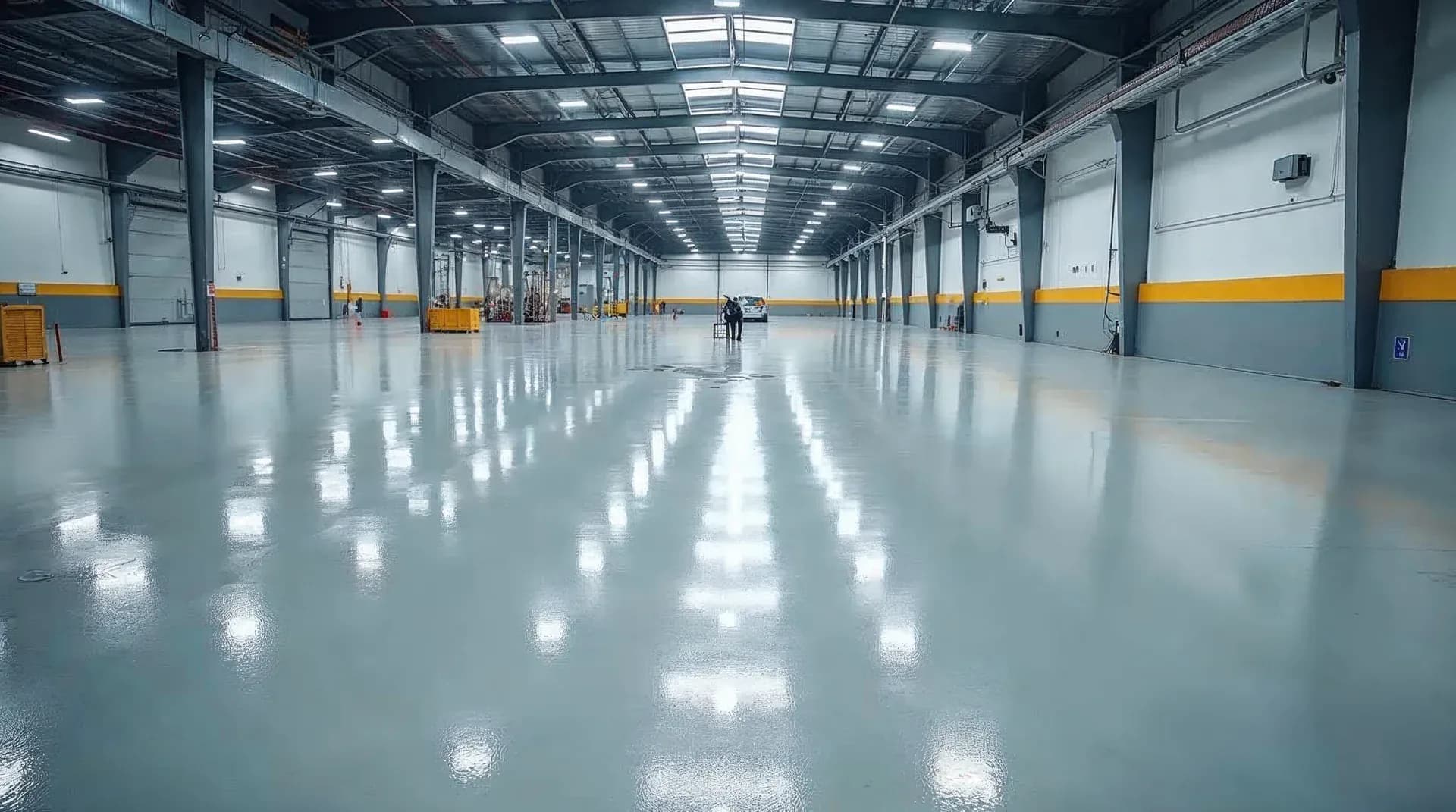 Piso Industrial: Concreto Polido e Epóxi no PIM