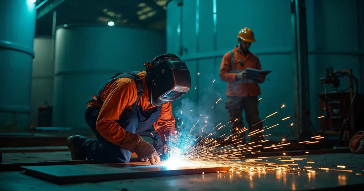 Reparo de Tanques Industriais: Soldagem, Revestimento e API 653 Seção 9