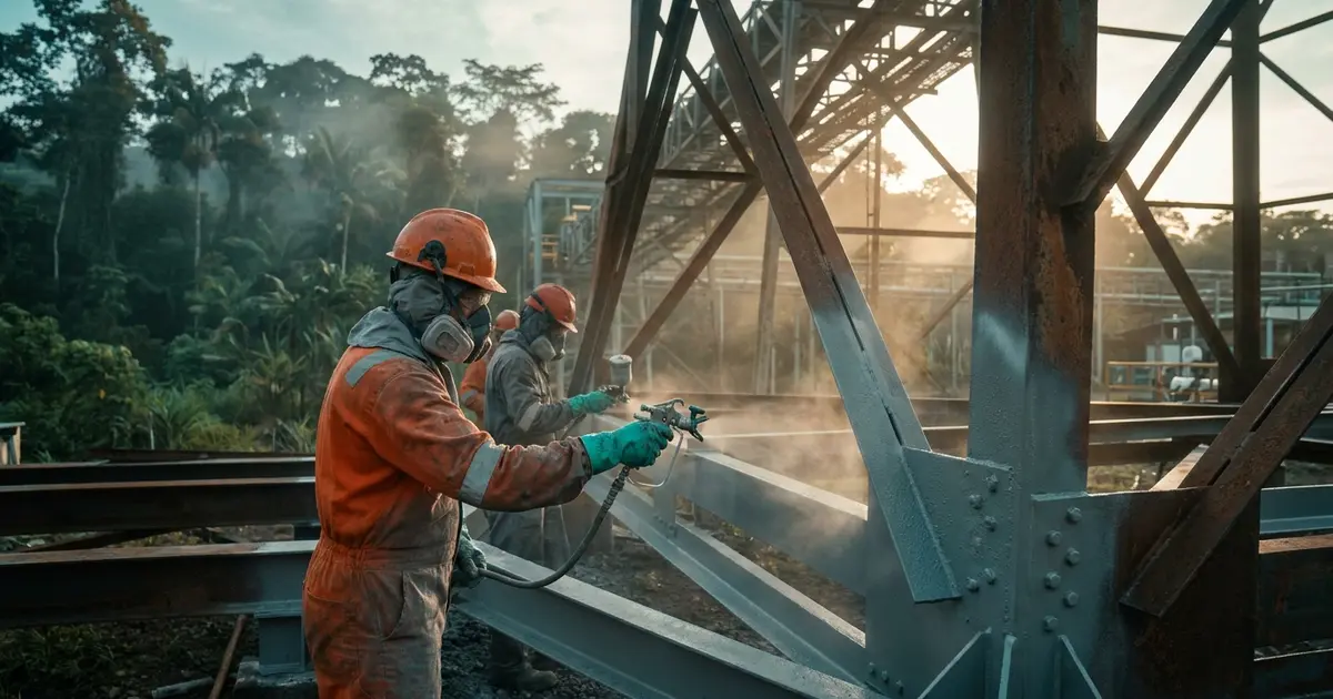 Tratamento Anticorrosivo de Estruturas Metálicas na Amazônia