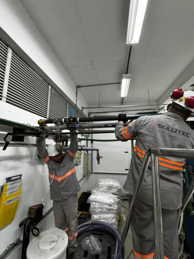 TUBULAÇÃO INDUSTRIAL — Fabricacao Soldagem Montagem Pintura Tubulacoes Processos — Solutec AM Engenharia Industrial Manaus TUBULAÇÃO INDUSTRIAL — Fabricacao Soldagem Montagem Pintura Tubulacoes Processos — Solutec AM Engenharia Industrial Manaus