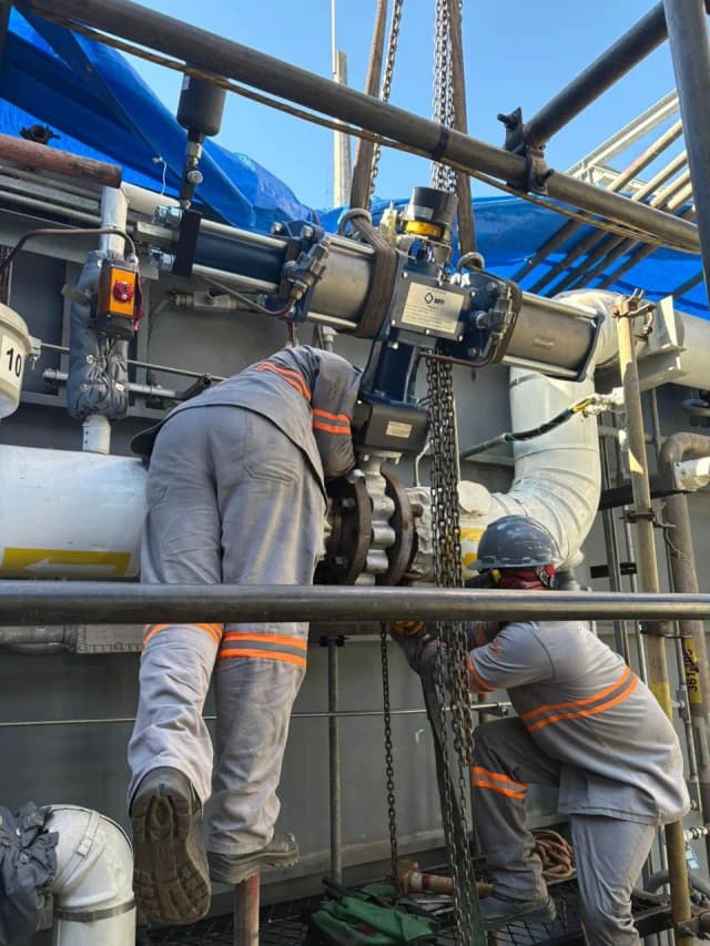 TUBULAÇÃO INDUSTRIAL — Substituicao Valvula Atuadora 8pol Gas Turbinas — Solutec AM Engenharia Industrial Manaus TUBULAÇÃO INDUSTRIAL — Substituicao Valvula Atuadora 8pol Gas Turbinas — Solutec AM Engenharia Industrial Manaus