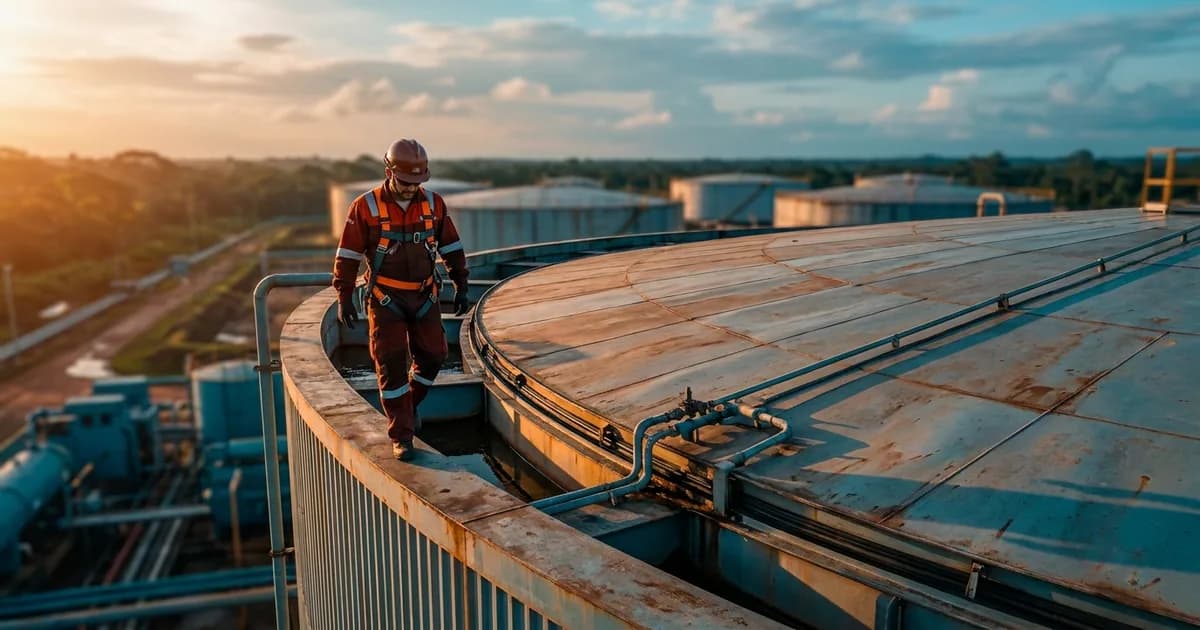 Teto Flutuante de Tanques: Inspeção de Selos — Solutec AM Manaus