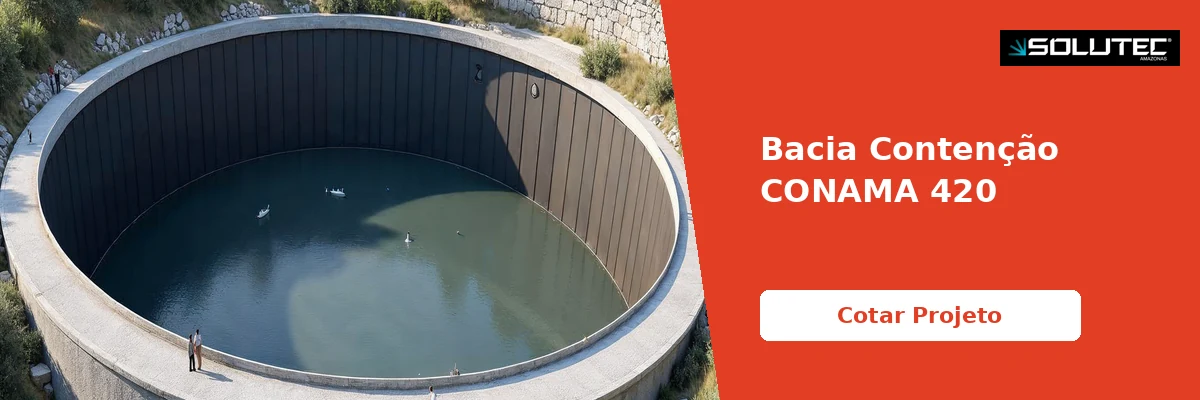 Bacia de Contenção CONAMA - Solutec AM
