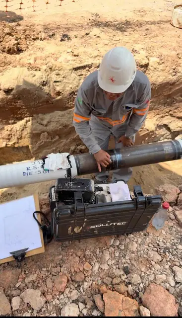 Inspeção Ultrassom PCM Pipeline Current Mapper — Solutec AM