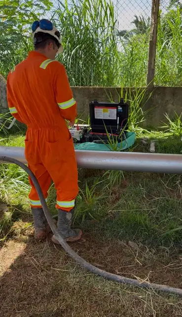 Inspeção Ultrassom PCM Pipeline Current Mapper — Solutec AM