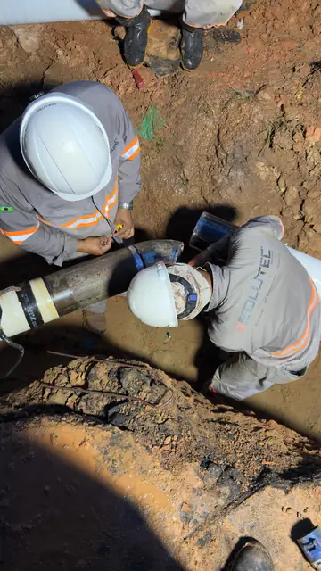 Soldagem Duto Rede Diesel UTE Labrea — Solutec AM