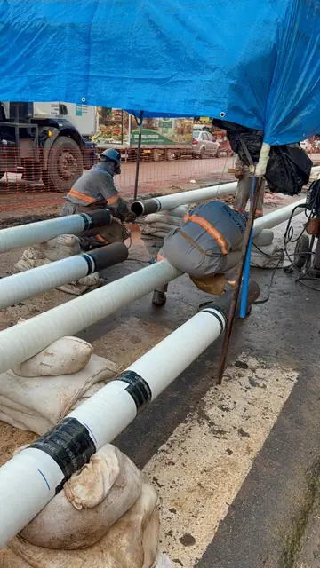 Soldagem Duto Rede Diesel UTE Labrea — Solutec AM