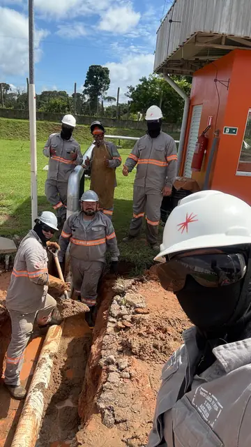 Soldagem Duto Rede Diesel UTE Labrea — Solutec AM